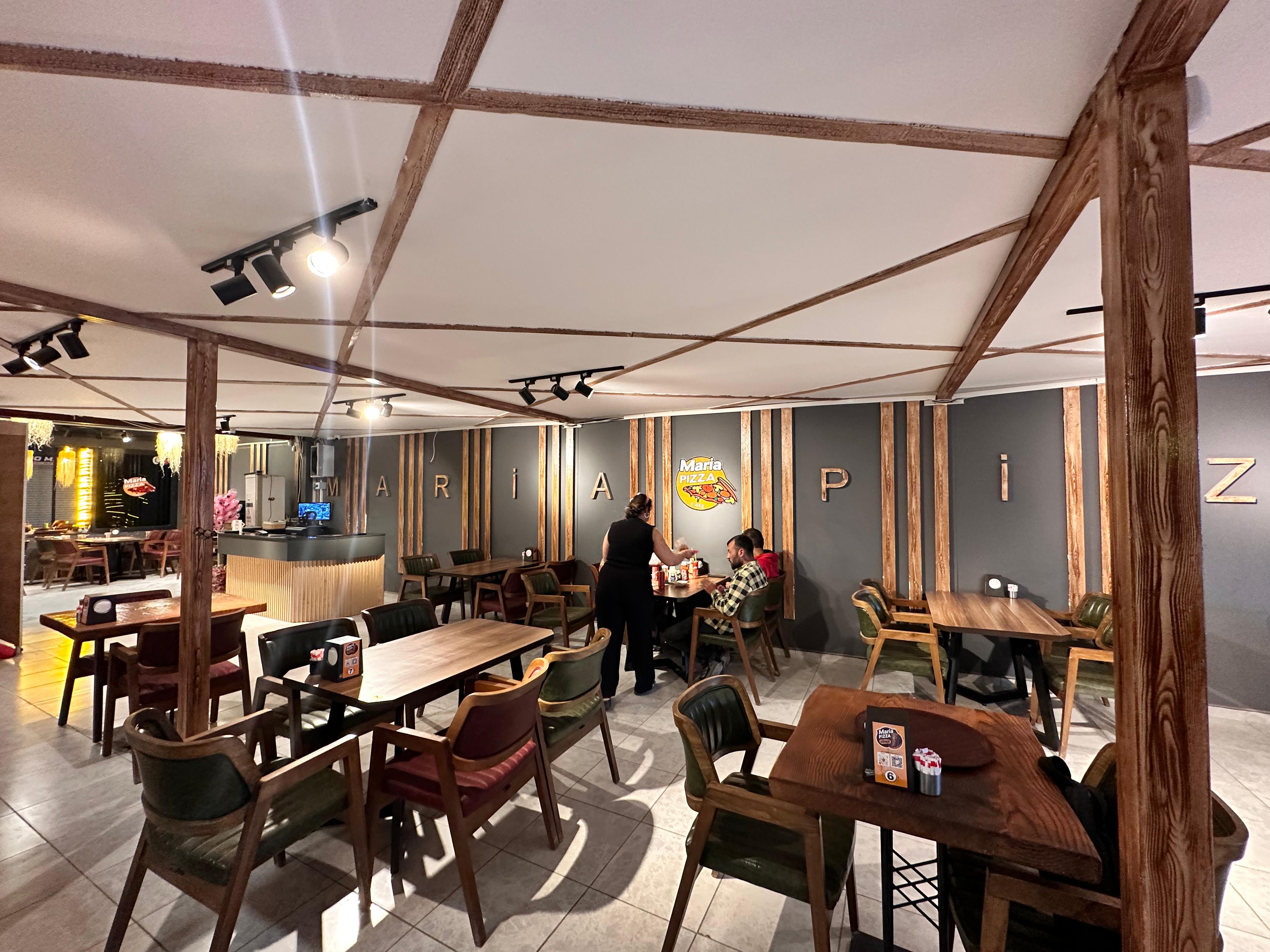 Maria Pizza Uzunçarşı Şubesi - Antakya’nın en lezzetli taş fırın pizzası ve cafe keyfi